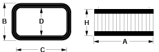 Rectangular Air Filter