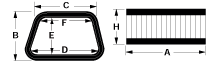 Trapezoidal Air Filter