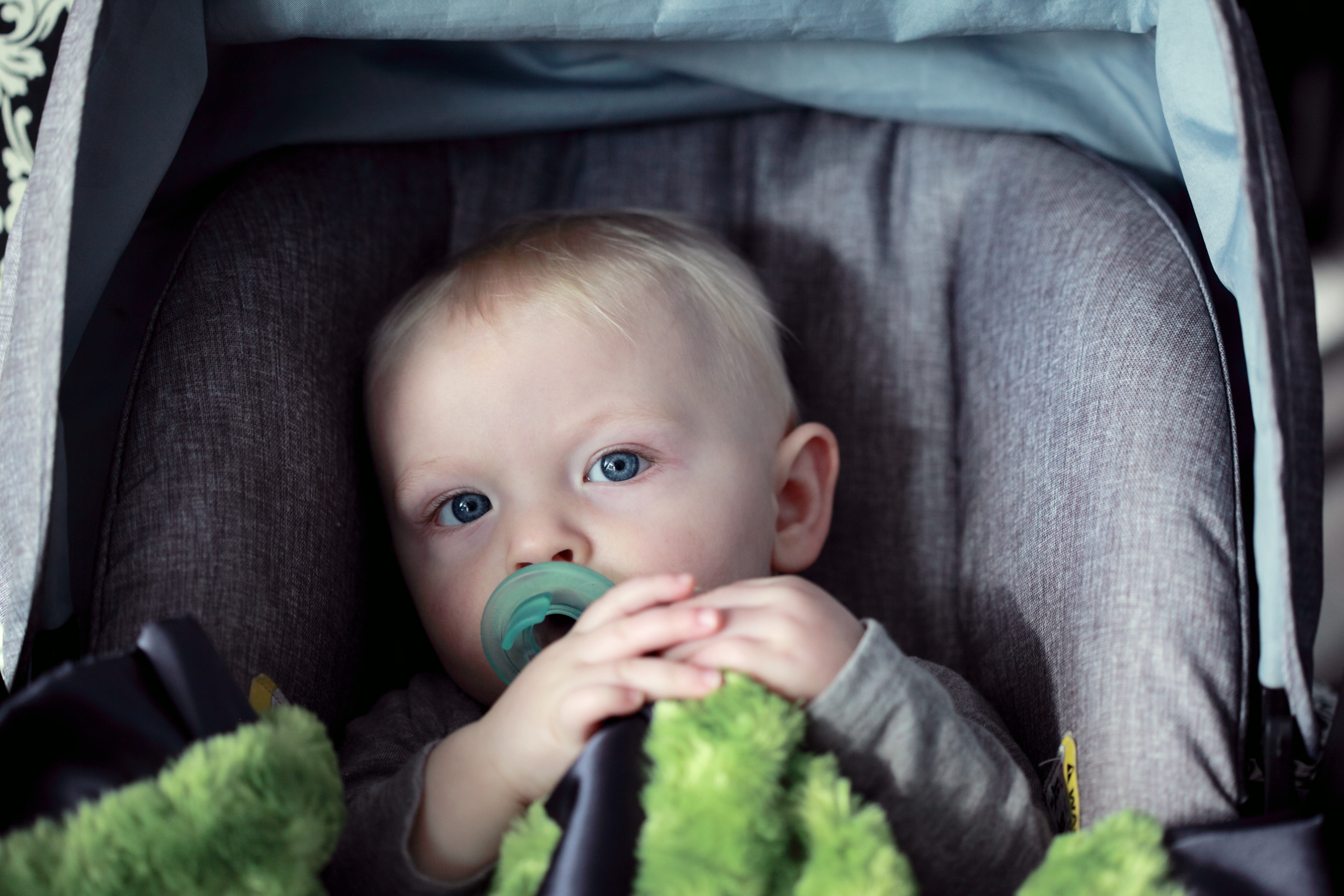 baby in carseat